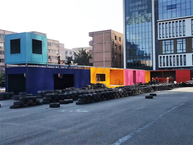 卡丁車(chē)賽車(chē)場集裝(zhuāng)箱房屋